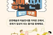 공연·전시 할인권, 내주부터 매주 새롭게 발급