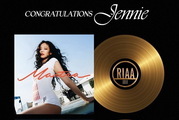 Jennie Earns RIAA Gold Certification