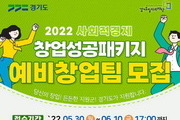 경기도일자리재단, 사회적경제분야 예비창업 25팀 모집