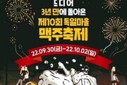남해군, 독일마을 맥주축제 입점 업체 모집