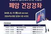 건양대병원, '세계 폐암의 날' 기념해 건강강좌 개최
