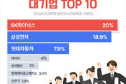 대기업 취업 선호도 1위 'SK하이닉스'